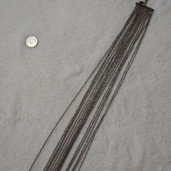 ZARA Silver Chain Belt 43" long - Picture 4 of 5